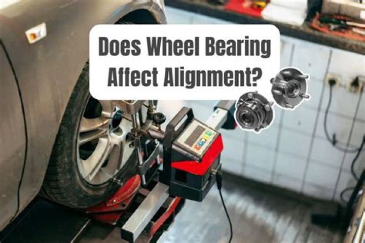 Does wheel bearing affect alignment?