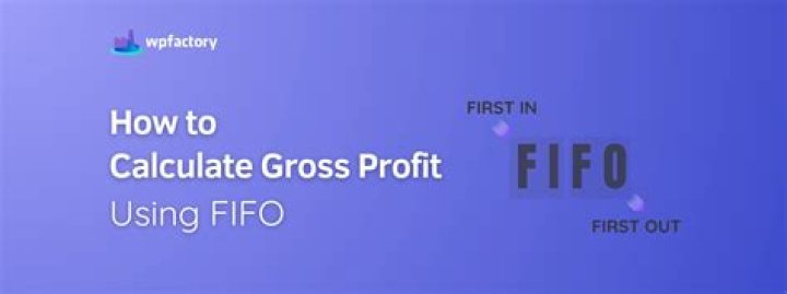 How do you calculate gross profit FIFO?