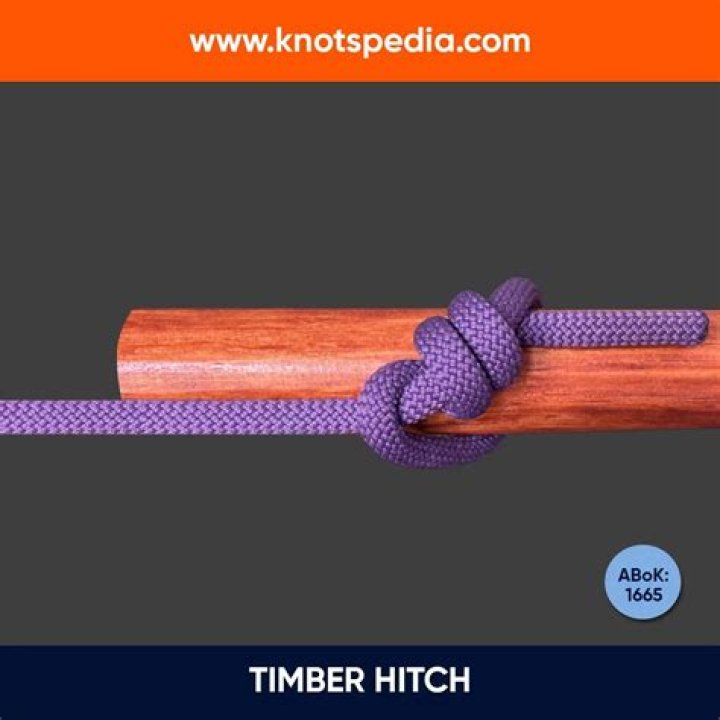 How do you make a timber hitch?