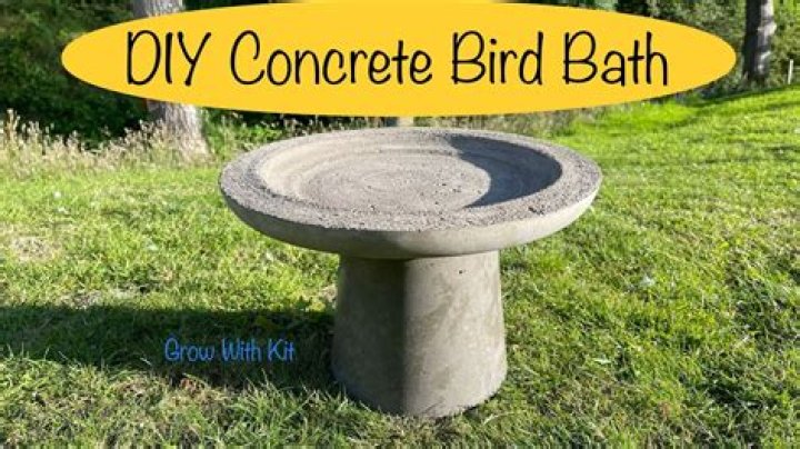 How do you remove paint from a concrete bird bath?
