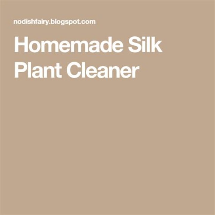 How does silk plant cleaner work?