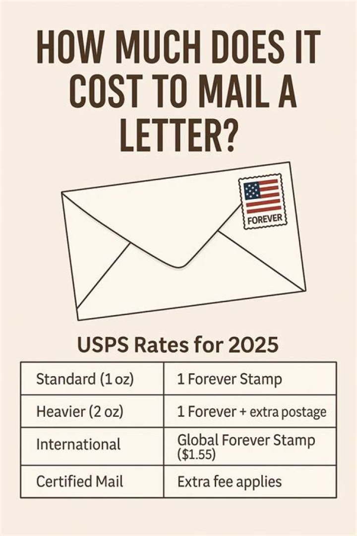 How much does it cost to mail a 5×5 square envelope?