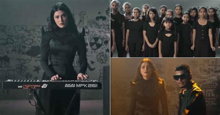 
Shruti Haasan’s single ‘She is a Hero’ garners over a million views 