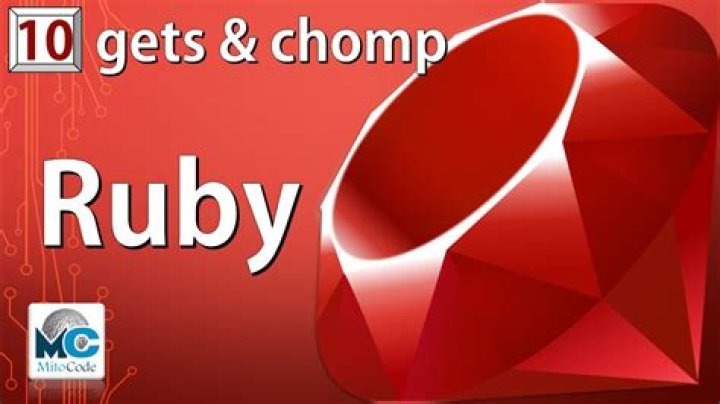 What is gets chomp in Ruby?