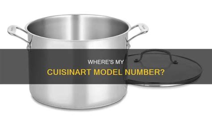 Where is Cuisinart model number?